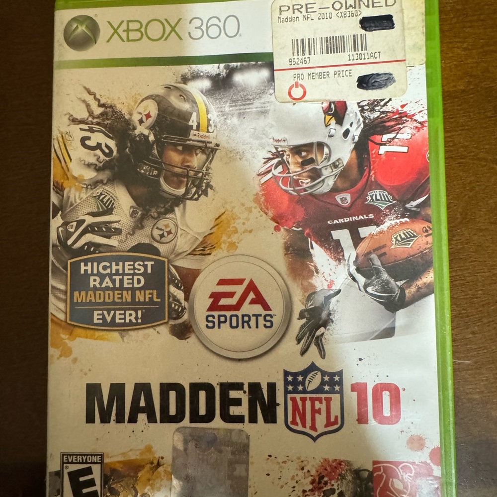 Madden 10 Xbox 360